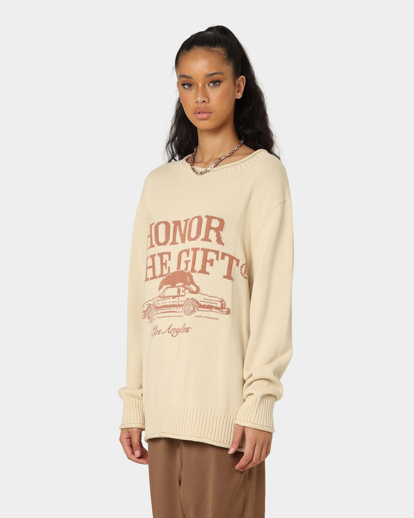 Honor The Gift HTG Pack Sweater Cream sold by Culture Kings product image thumbnail 6