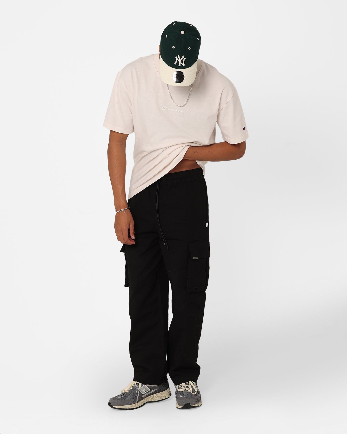Champion Heritage New Script T-Shirt Milkcap sold by Culture Kings product image thumbnail 2