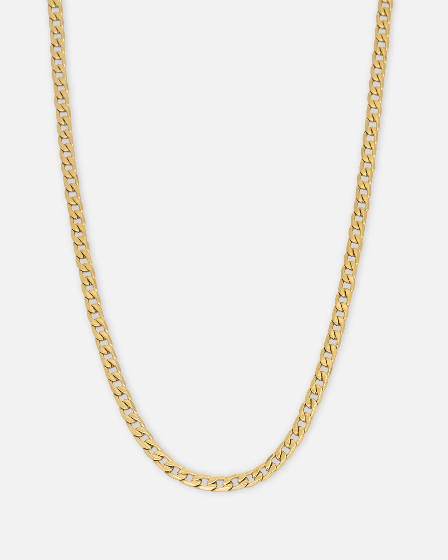 NXS 4.3mm Smooth Cut Cuban Chain Gold sold by Culture Kings product image thumbnail 2