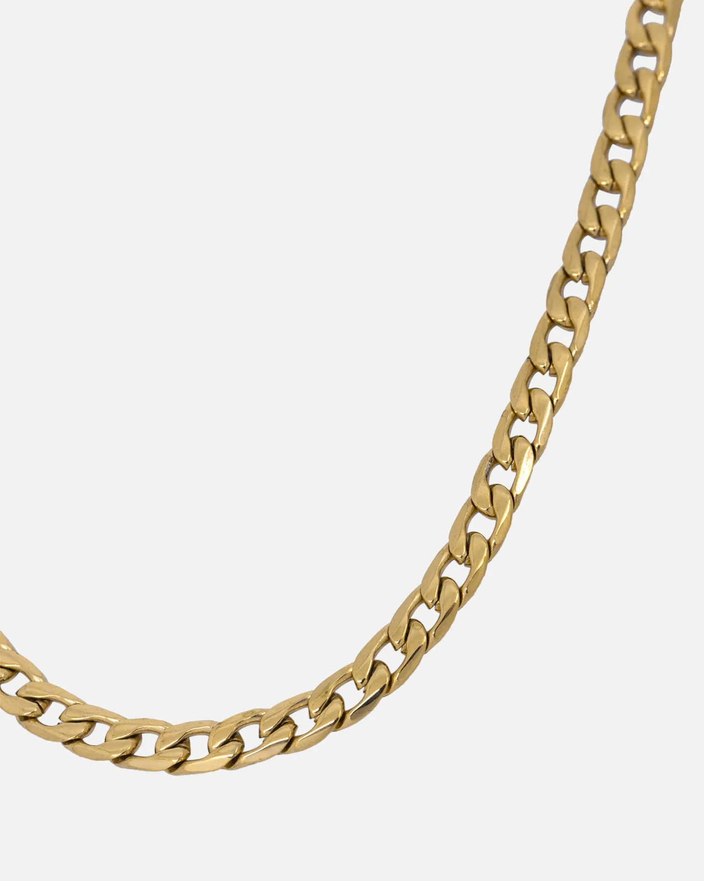 NXS 4.3mm Smooth Cut Cuban Chain Gold sold by Culture Kings product image thumbnail 4