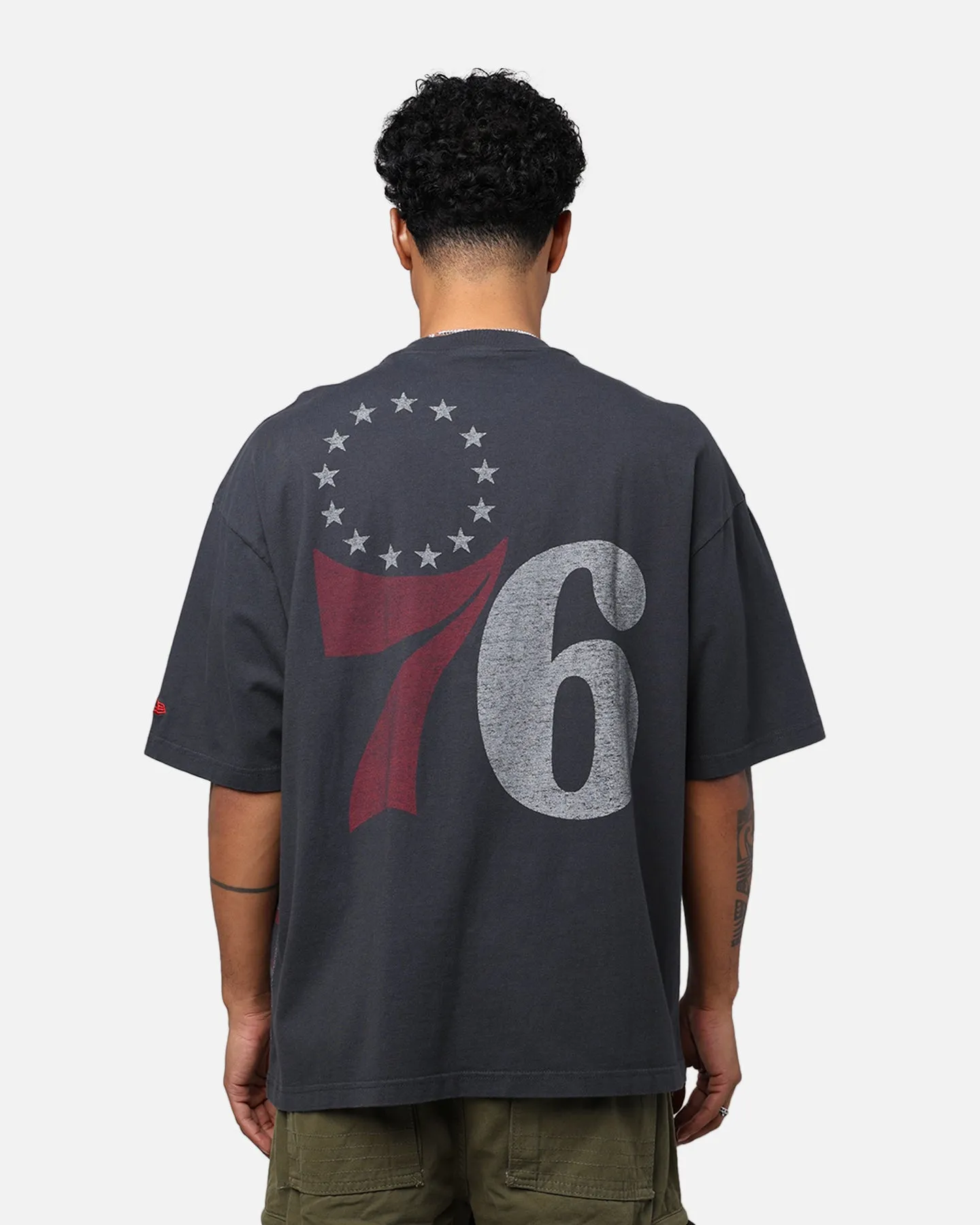 New Era Philadelphia 76ers Oversized T-Shirt Black sold by Culture Kings product image thumbnail 5