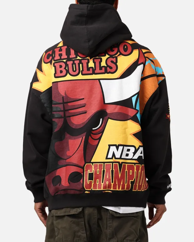 Mitchell & Ness Chicago Bulls 6 Time Hoodie Black sold by Culture Kings