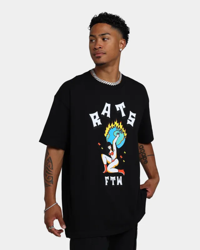 Rats Get Fat FTW T-Shirt Black sold by Culture Kings