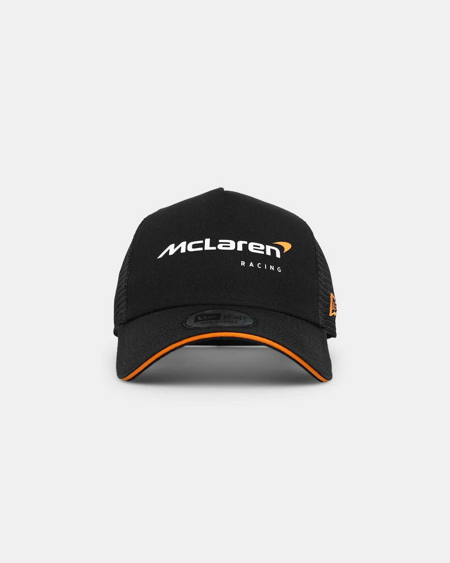 New Era McLaren A-Frame Trucker Black sold by Culture Kings