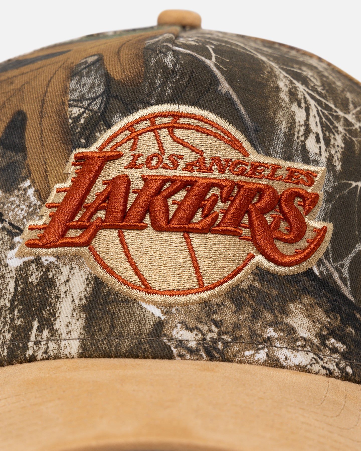 New Era Los Angeles Lakers 'Real Tree Tan Suede' 9FORTY A-Frame Snapback Real Tree sold by Culture Kings product image thumbnail 5
