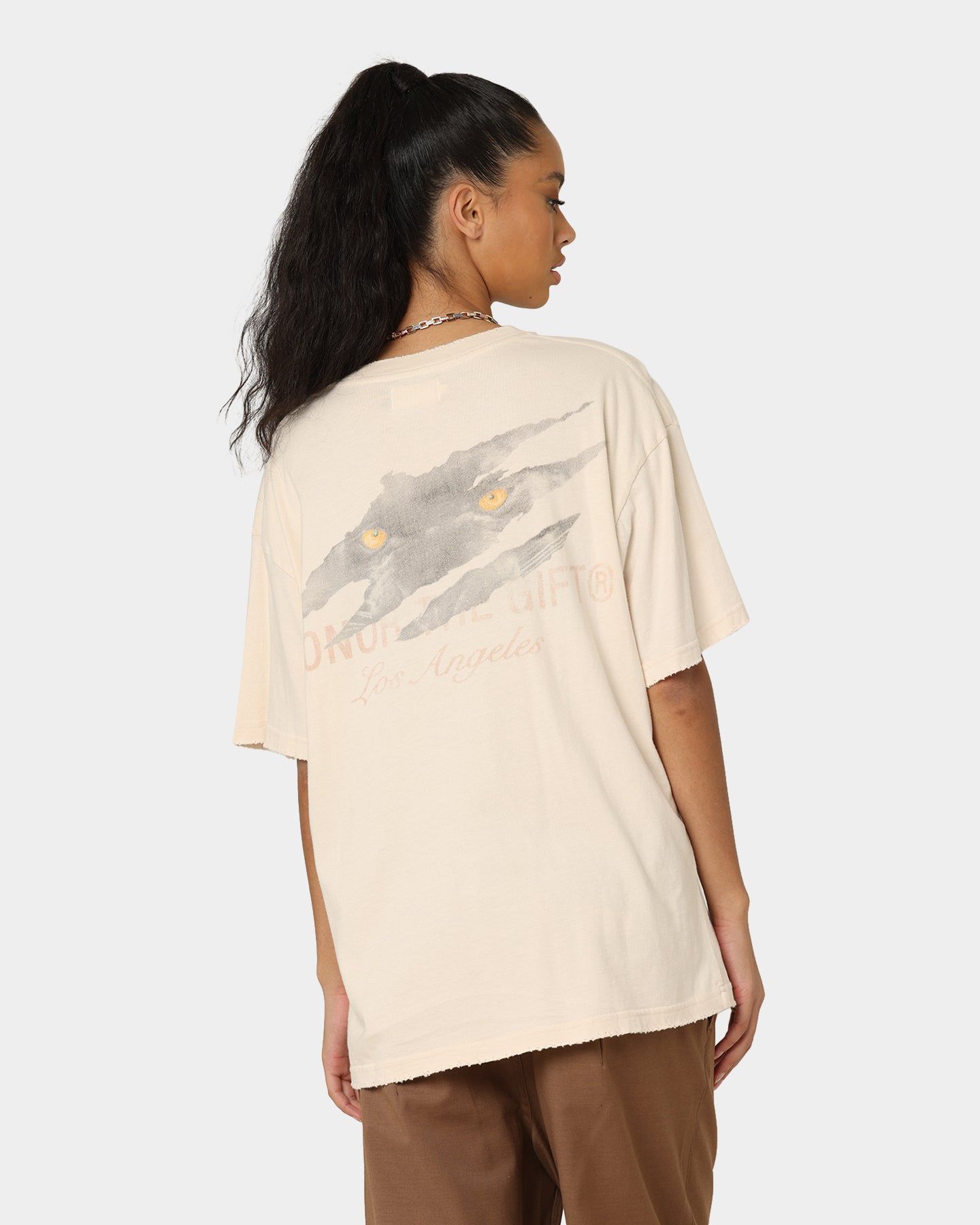 Honor The Gift Cinema T-Shirt Cream sold by Culture Kings product image thumbnail 2