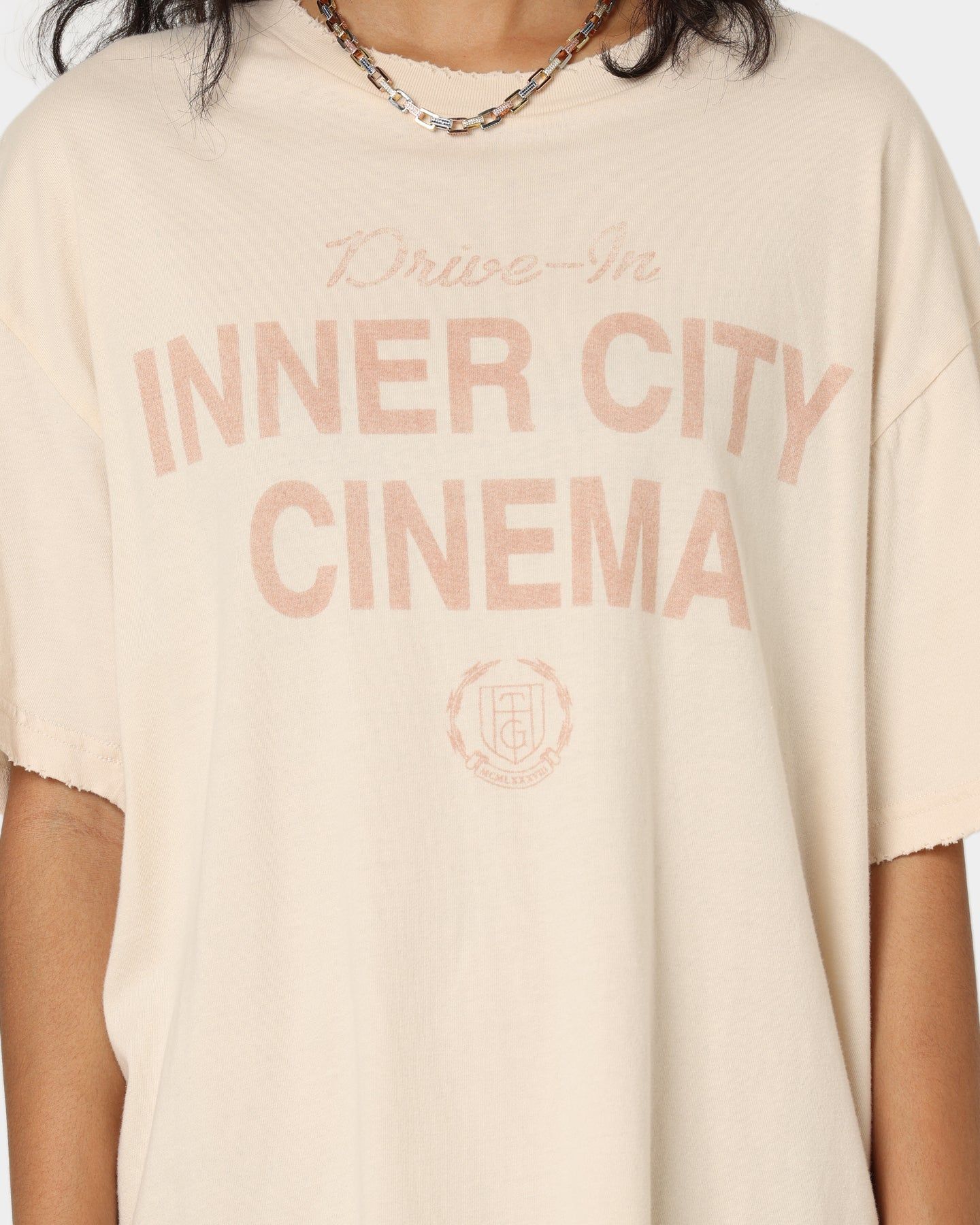 Honor The Gift Cinema T-Shirt Cream sold by Culture Kings product image thumbnail 4