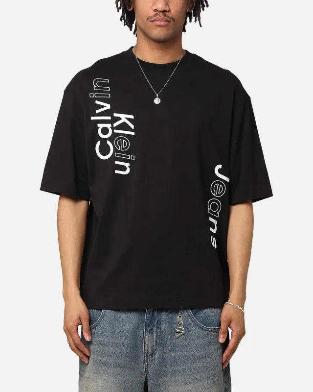 Calvin Klein Blocking Graphic T-Shirt Black sold by Culture Kings