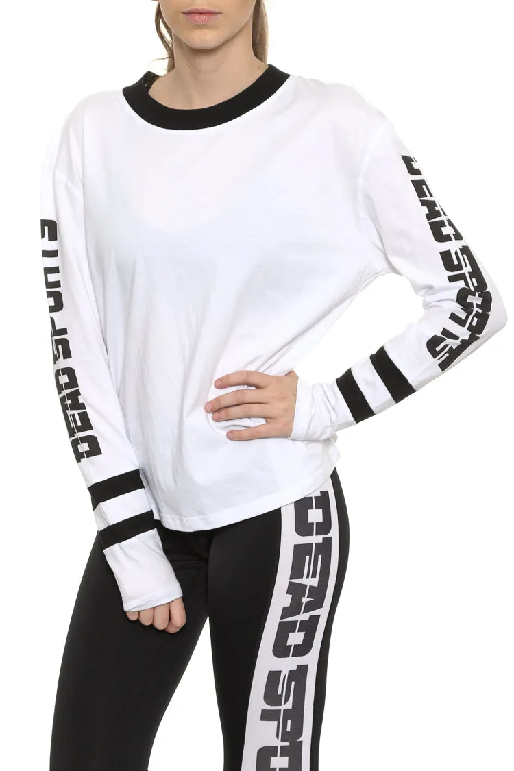 Dead Sports Crop Long Sleeve White sold by Culture Kings product image thumbnail 2