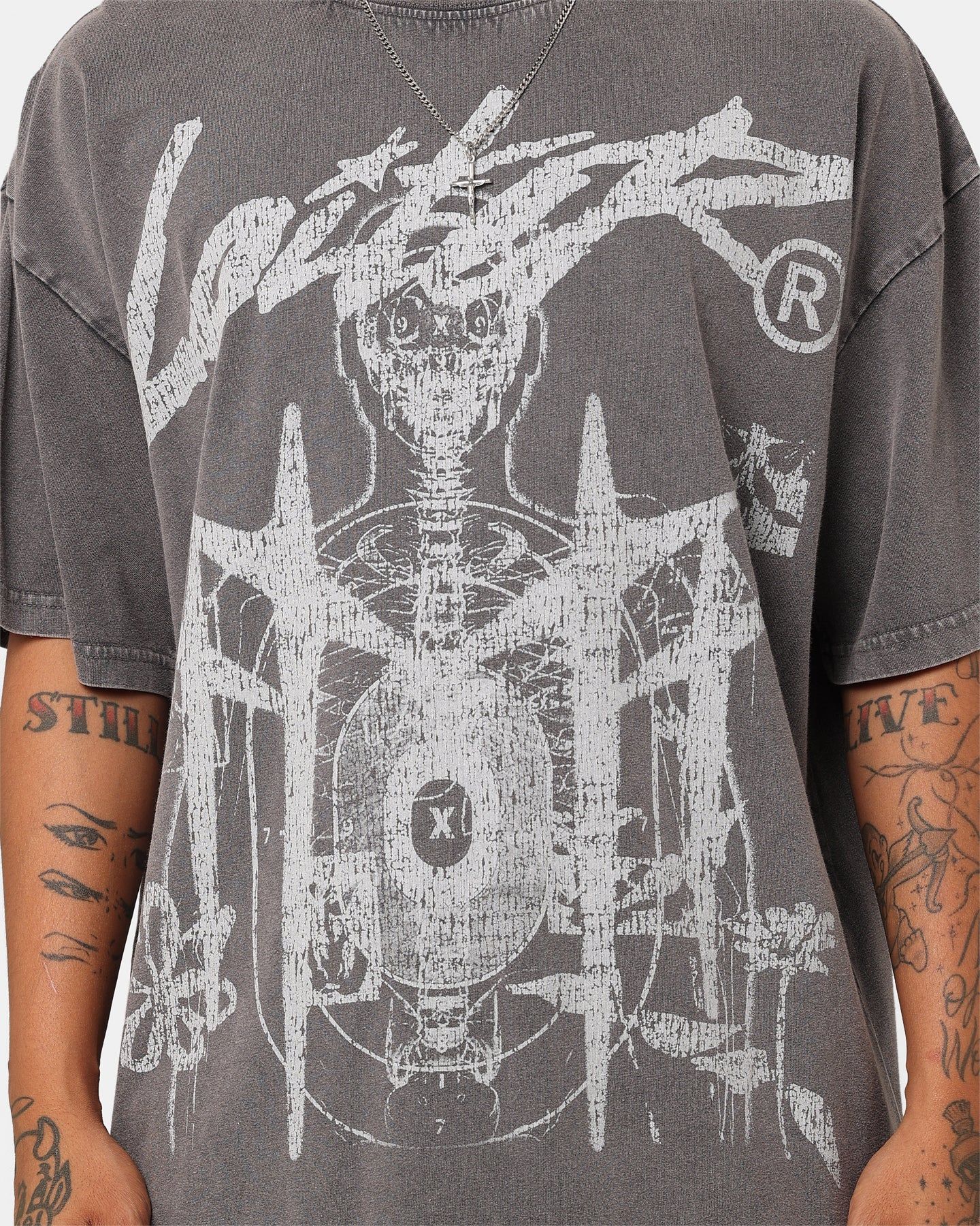 Loiter Firing Range Vintage T-Shirt Charcoal sold by Culture Kings product image thumbnail 3