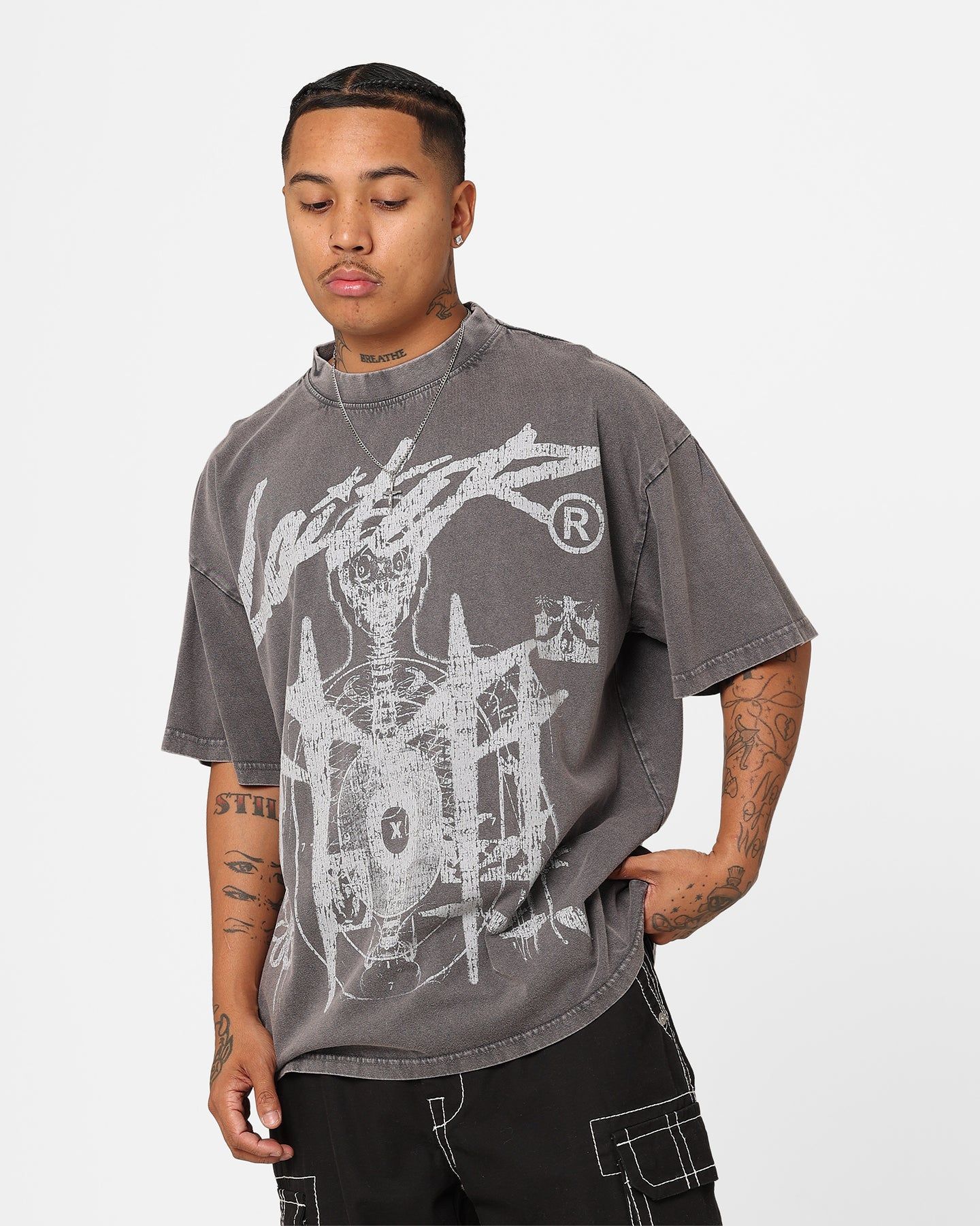 Loiter Firing Range Vintage T-Shirt Charcoal sold by Culture Kings