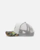 New Era Kansas City Chiefs "Camo Visor" 9FORTY A-Frame Trucker Snapback Stone/Olive sold by Culture Kings