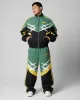 Loiter Hybrid Trackpants Green/Yellow sold by Culture Kings