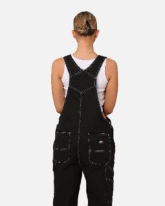 Dickies Women's Relaxed Carpenter Overalls Black sold by Culture Kings