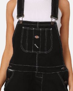 Dickies Women's Relaxed Carpenter Overalls Black sold by Culture Kings