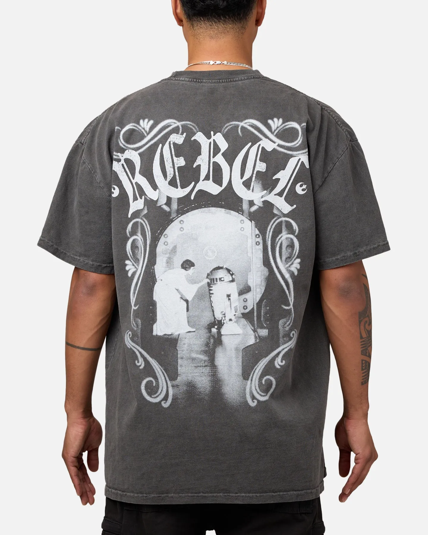 Star Wars Rebel Heavyweight T-Shirt Black Wash sold by Culture Kings product image thumbnail 2