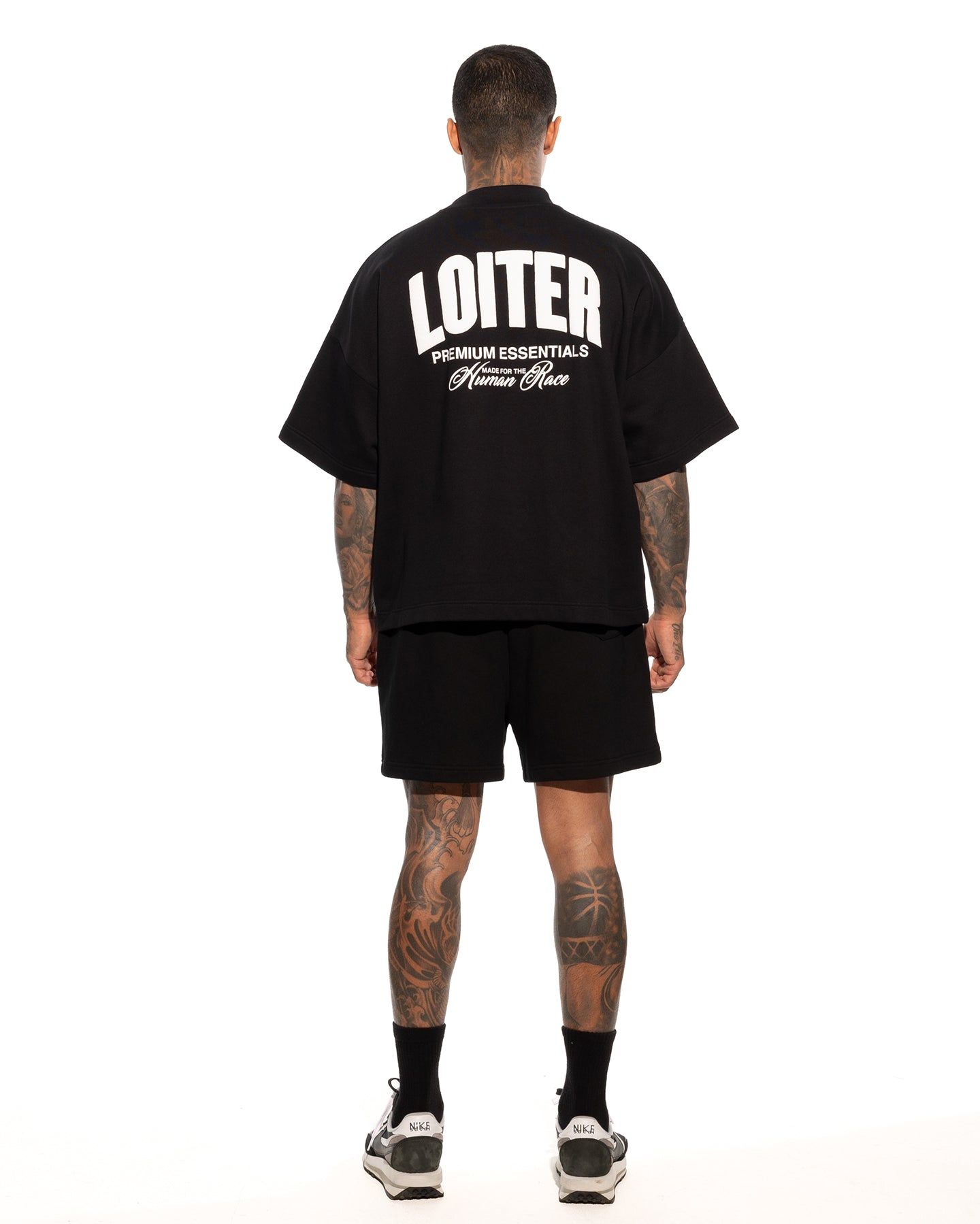 Loiter Essential Spire T-Shirt Black sold by Culture Kings product image thumbnail 3