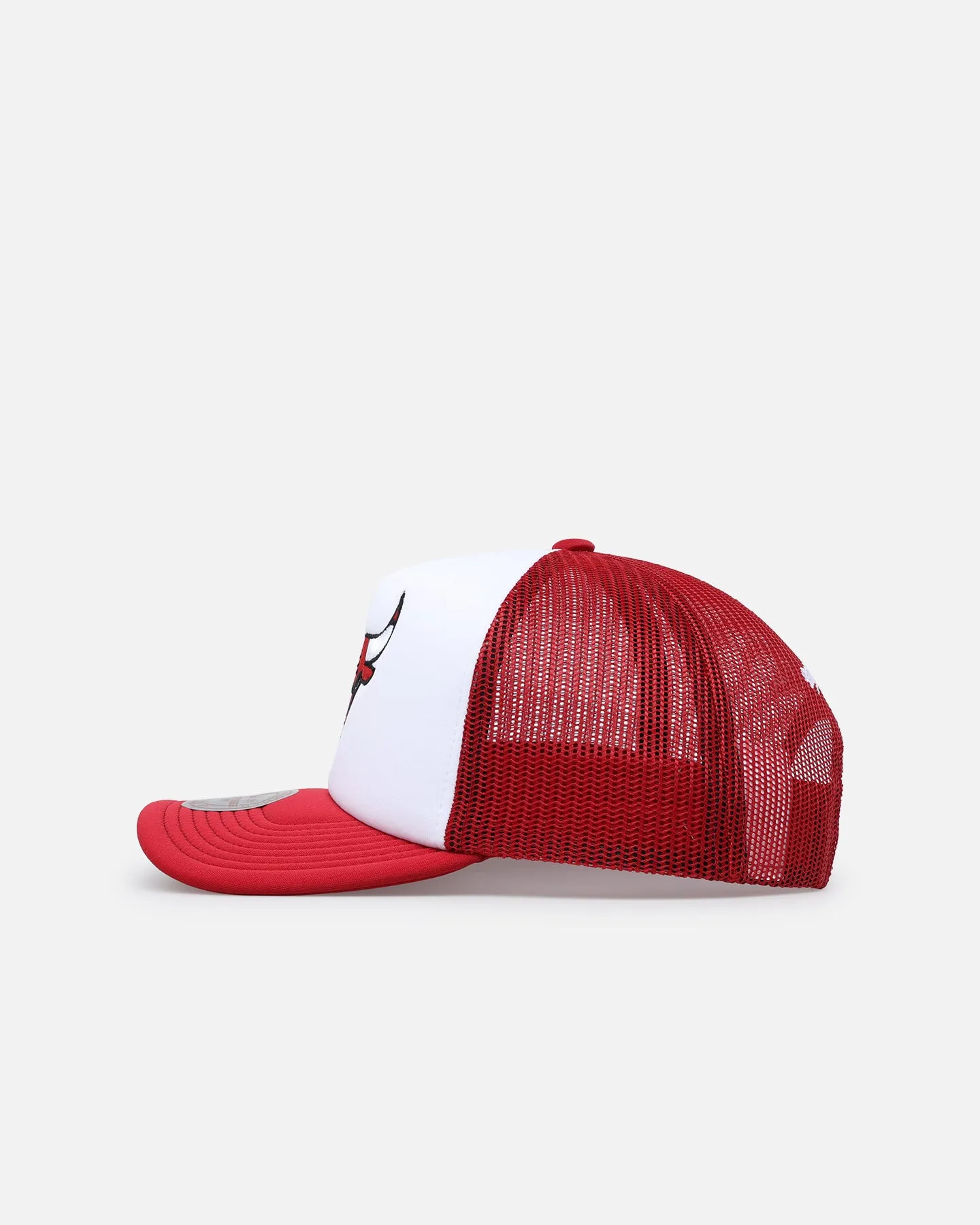 Mitchell & Ness Chicago Bulls Team Foam Trucker Snapback Red/White sold by Culture Kings product image thumbnail 4