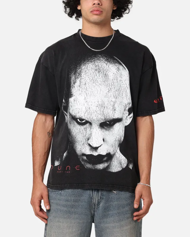 Loiter X Dune Feyd Rautha Vintage T-Shirt Black Acidwash made by Culture Kings