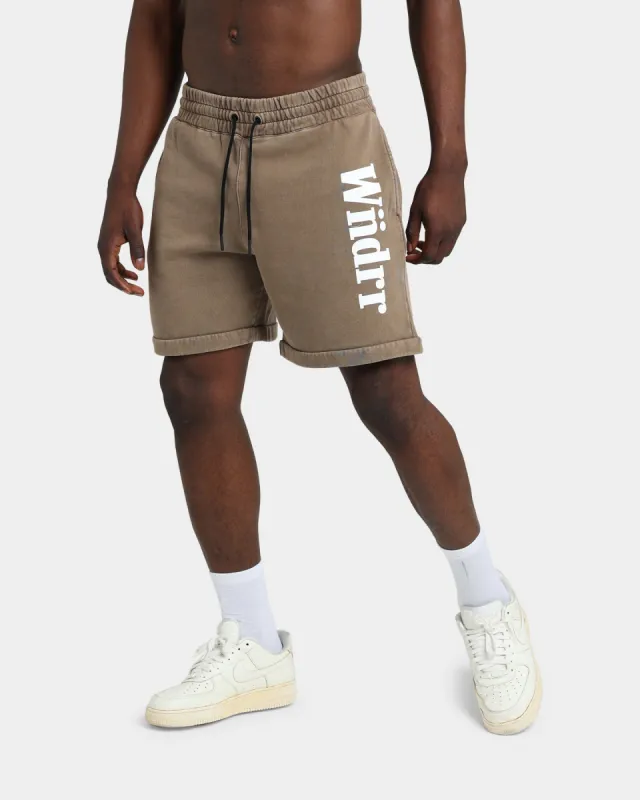 WNDRR Nomad Tech Track Shorts Washed Tan sold by Culture Kings