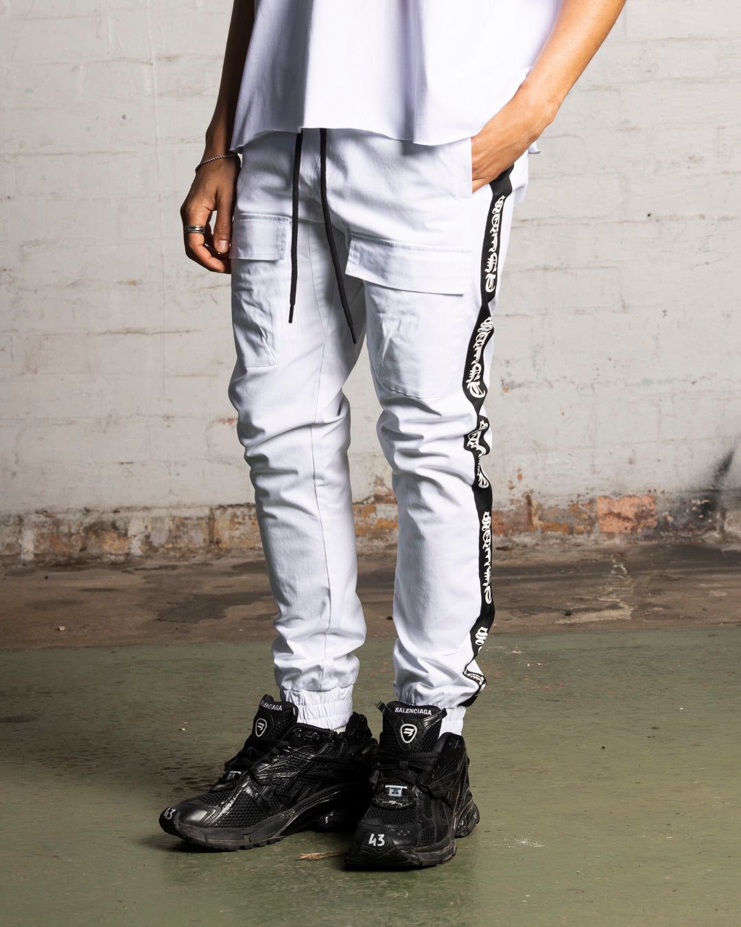 Saint Morta Fallen Jogger White sold by Culture Kings