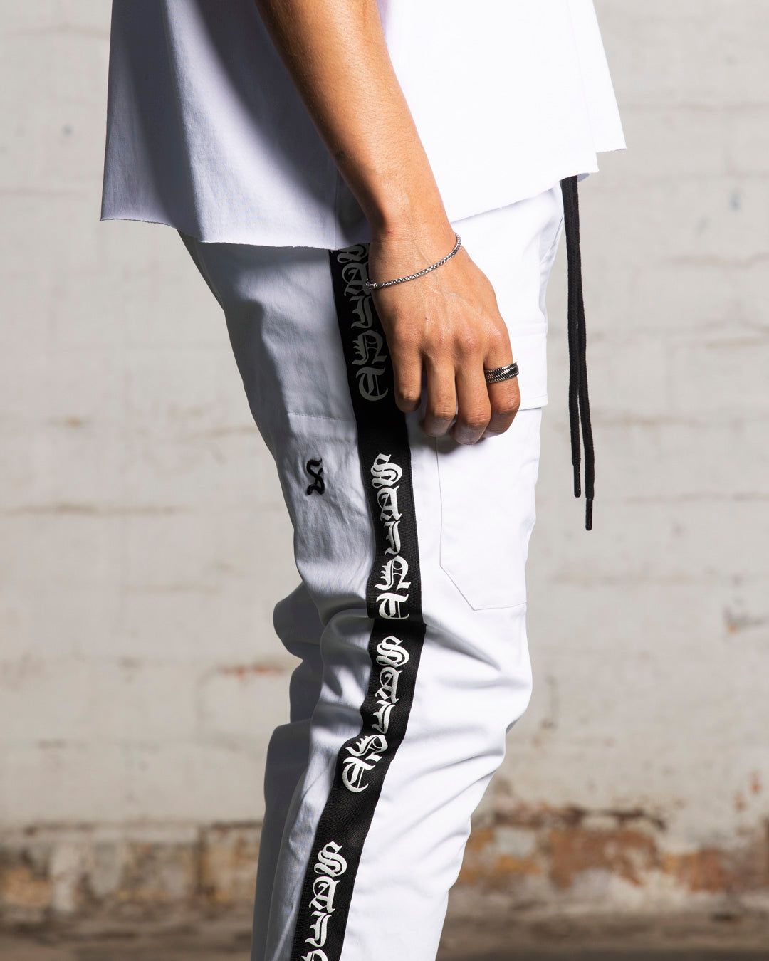 Saint Morta Fallen Jogger White sold by Culture Kings product image thumbnail 3