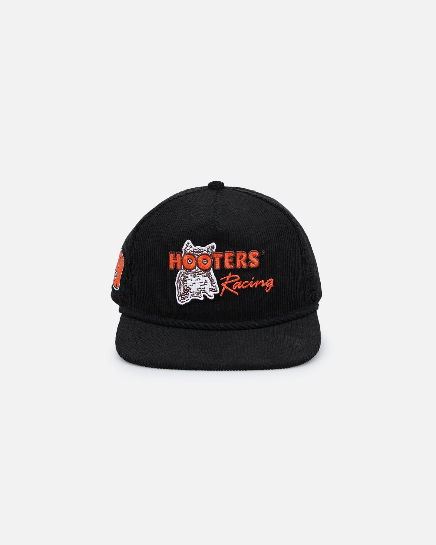 New Era Hooters Racing 'Nascar Sponsor Golfer Collection' Corduroy Golfer Snapback Black sold by Culture Kings