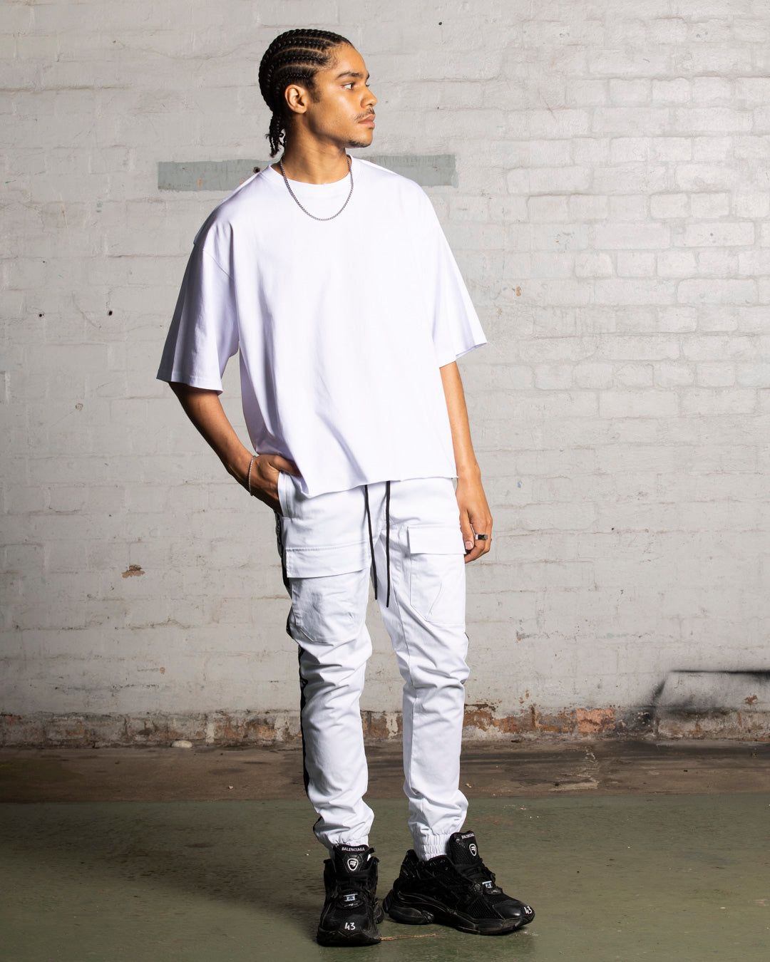 Saint Morta Fallen Jogger White sold by Culture Kings product image thumbnail 2