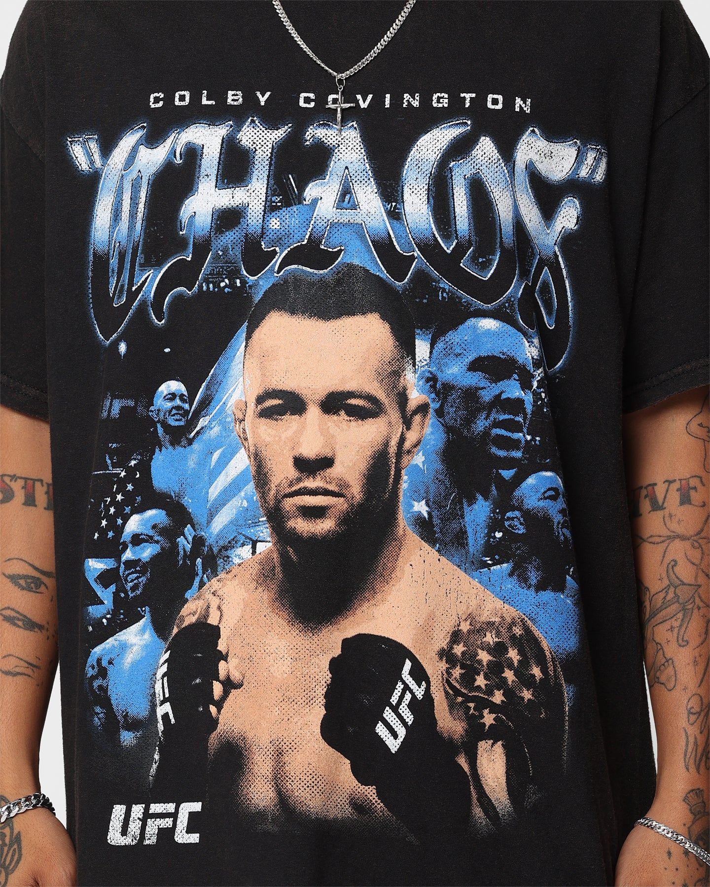 Goat Crew X UFC Colby Covington Vintage T-Shirt Black Wash sold by Culture Kings product image thumbnail 3