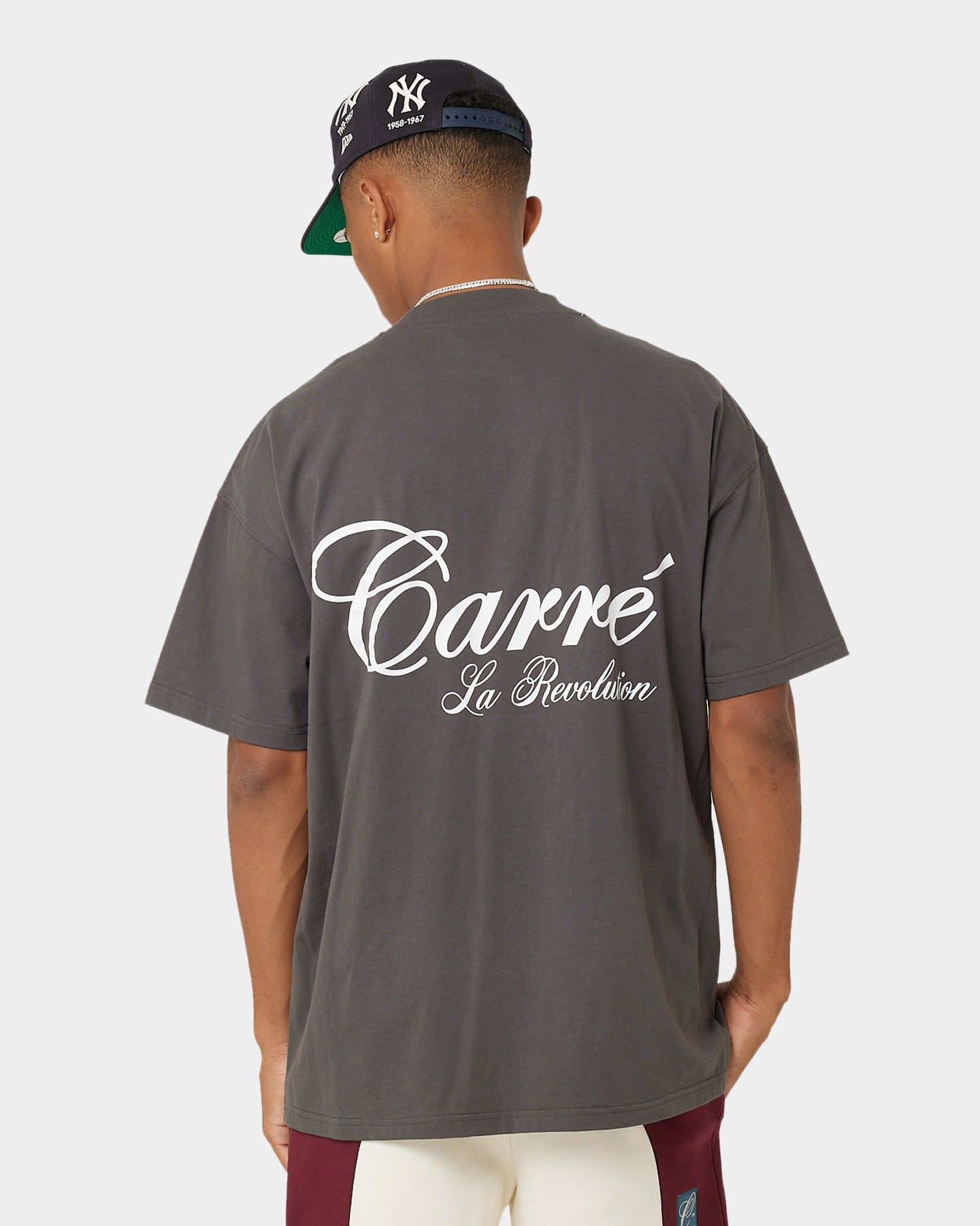 Carre Avant Oversized Short Sleeve T-Shirt Coal sold by Culture Kings product image thumbnail 4