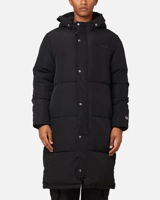 Champion Rochester Long Line Puffer Jacket Black sold by Culture Kings