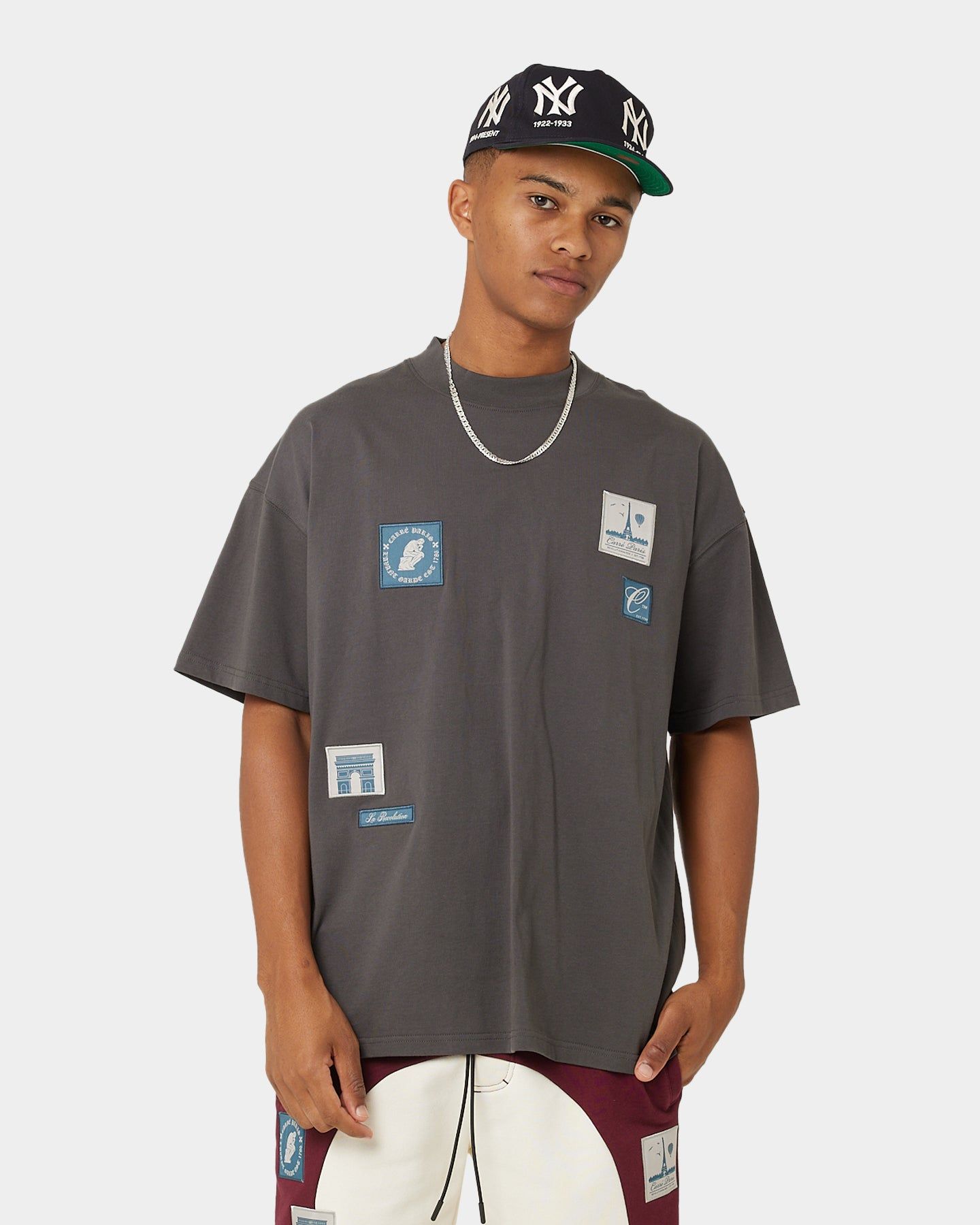 Carre Avant Oversized Short Sleeve T-Shirt Coal sold by Culture Kings product image thumbnail 3