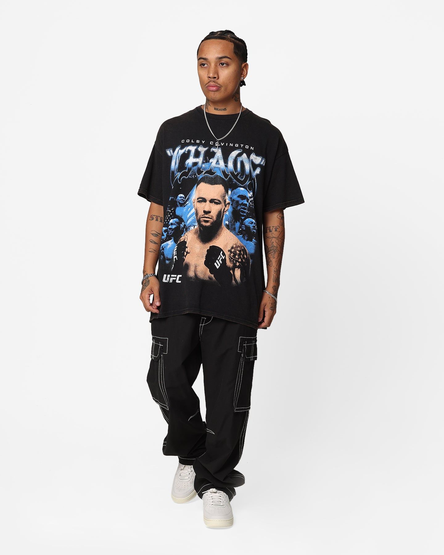 Goat Crew X UFC Colby Covington Vintage T-Shirt Black Wash sold by Culture Kings product image thumbnail 2