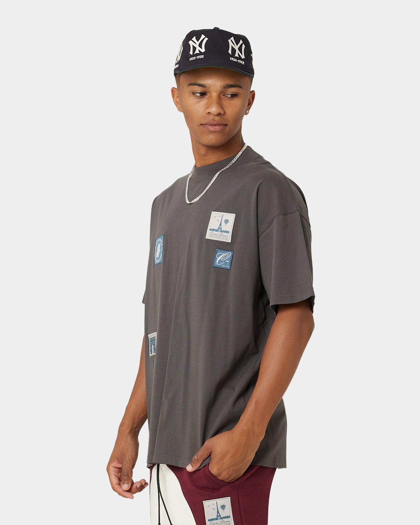 Carre Avant Oversized Short Sleeve T-Shirt Coal sold by Culture Kings product image thumbnail 9