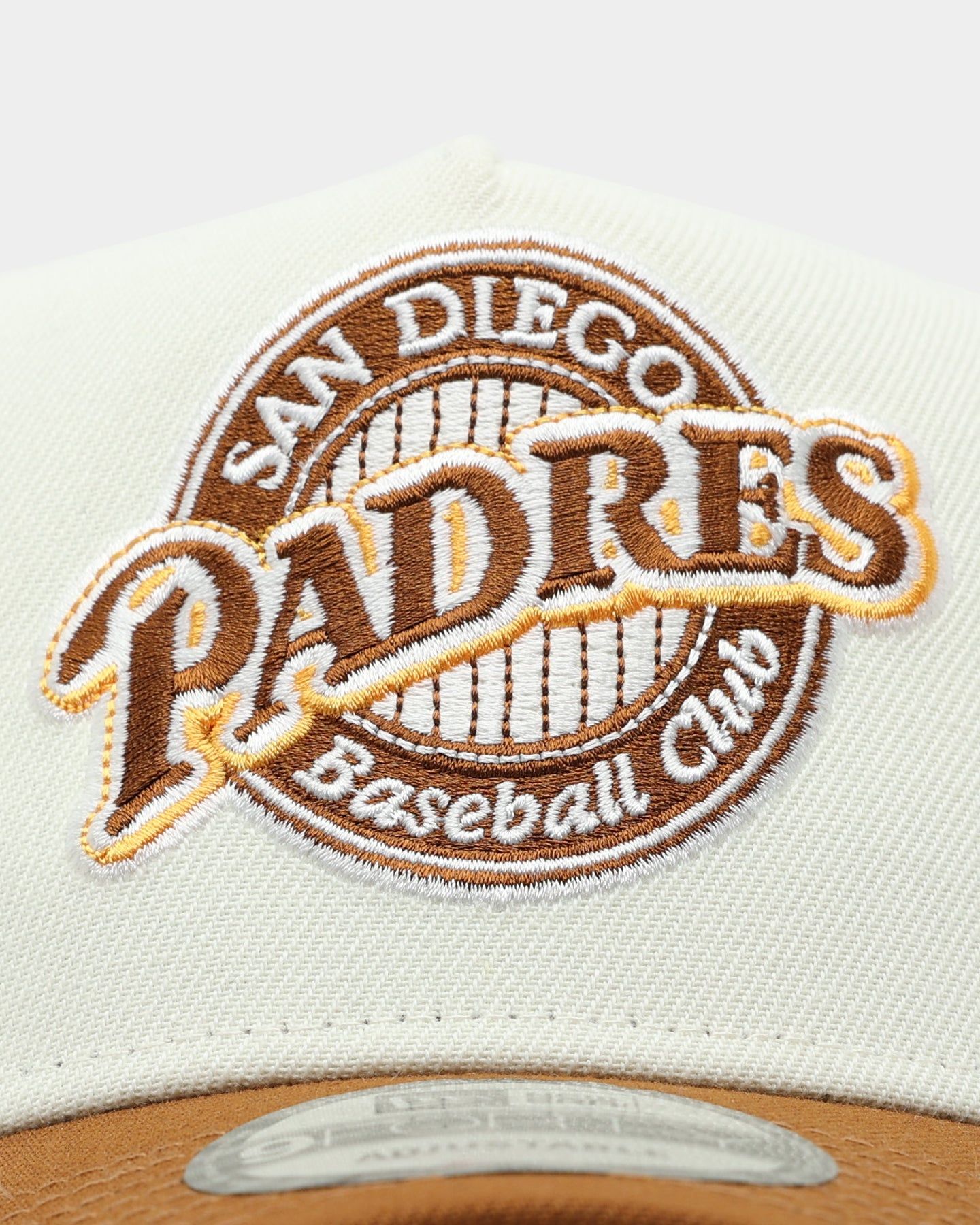 New Era San Diego Padres 'Toasted Peanut' 2-Tone 9FORTY A-Frame Snapback White sold by Culture Kings product image thumbnail 5
