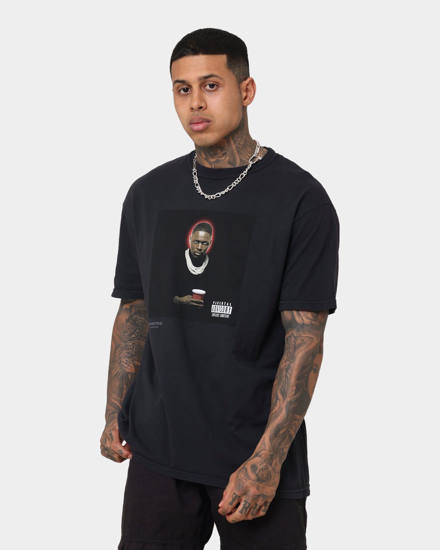 4HUNNID Forever Issues Album Cover T-Shirt Black sold by Culture Kings
