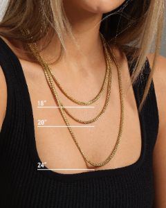 House Of Auric Cuban Link 4mm 18