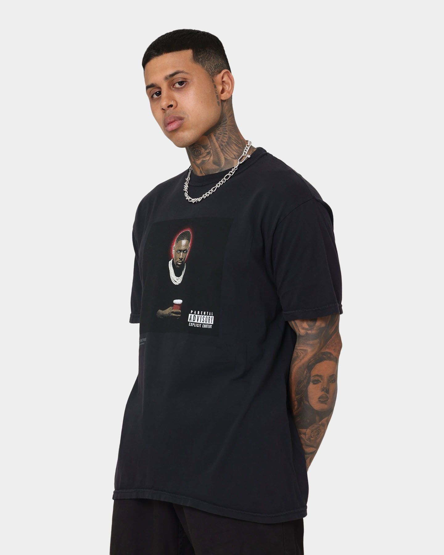 4HUNNID Forever Issues Album Cover T-Shirt Black sold by Culture Kings product image thumbnail 6
