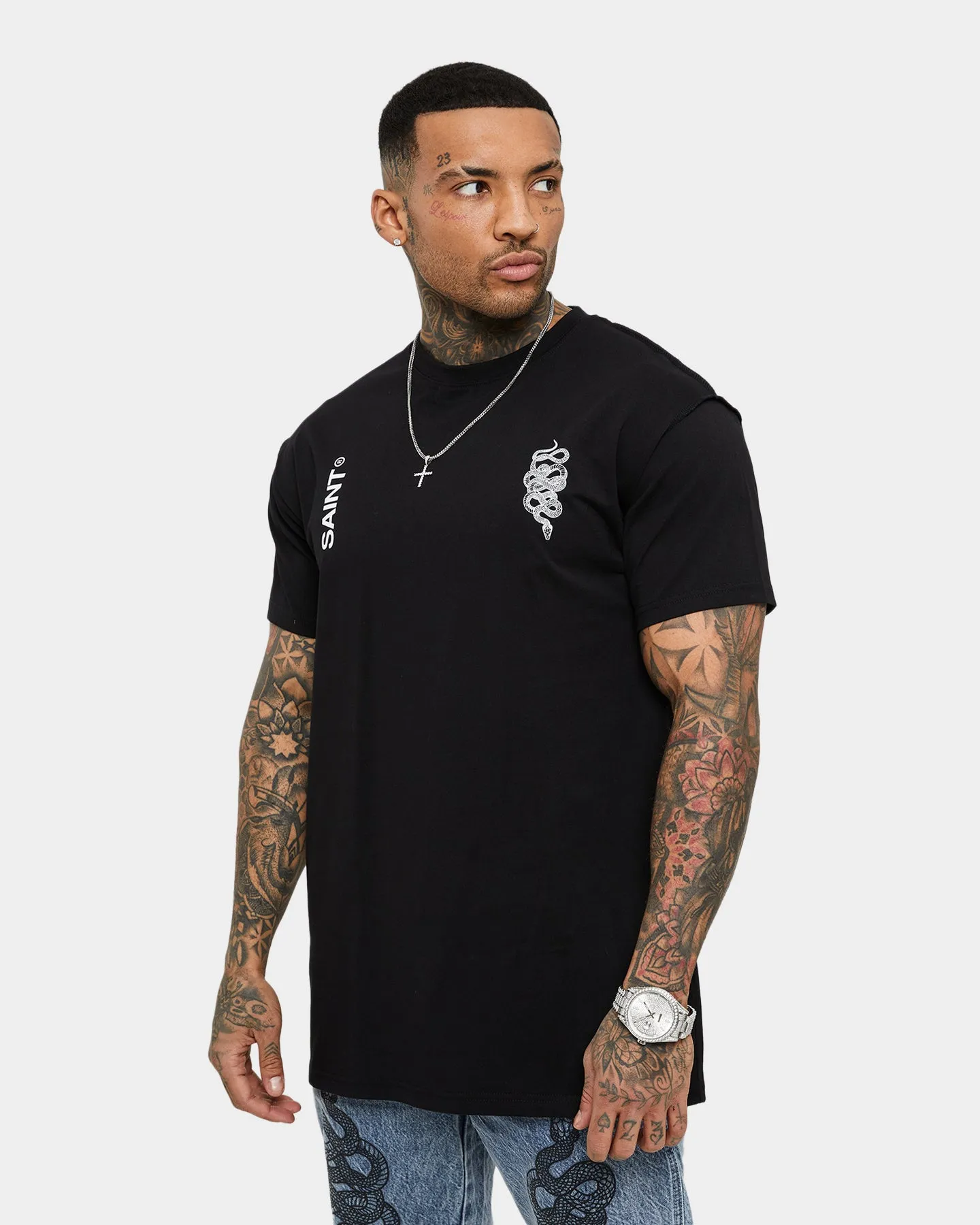 Saint Morta Adder Lafayette T-Shirt Black sold by Culture Kings