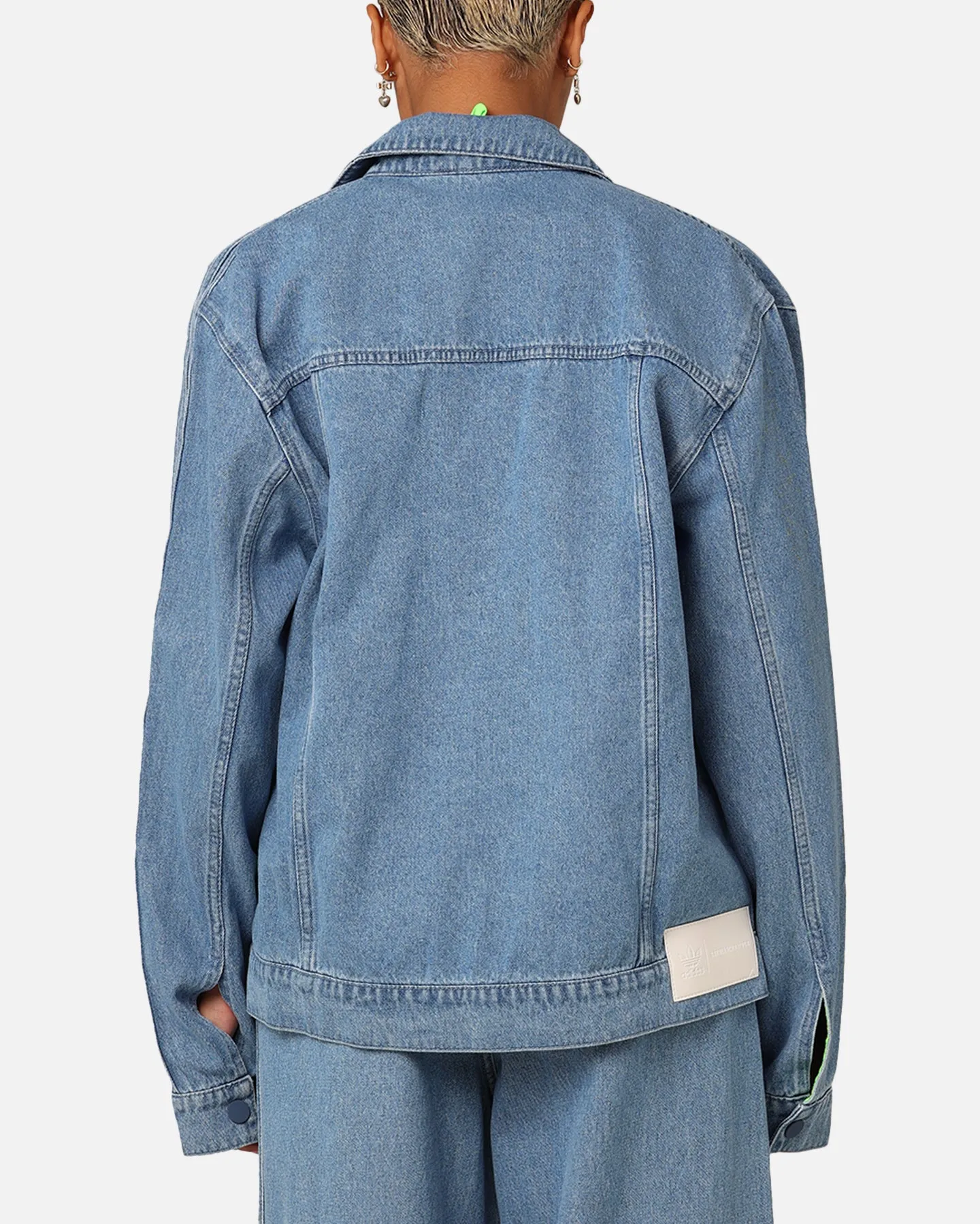 ★adidas★ xxenia 3s jacket light denim Adidas X KSENIASCHNAIDER Women's 3-Stripes Jacket Light