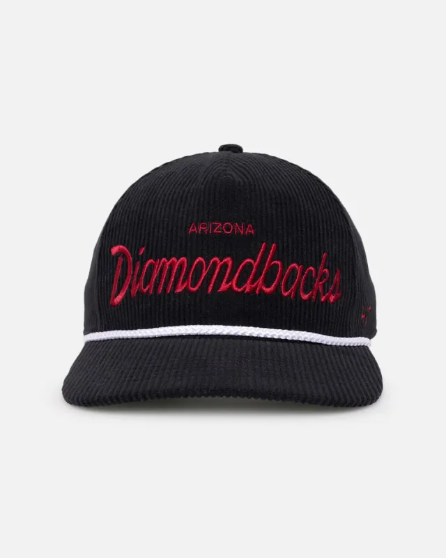 47 Brand Arizona Diamondbacks 'MLB Opening Day' Corduroy Crossrope Hitch Snapback Black sold by Culture Kings