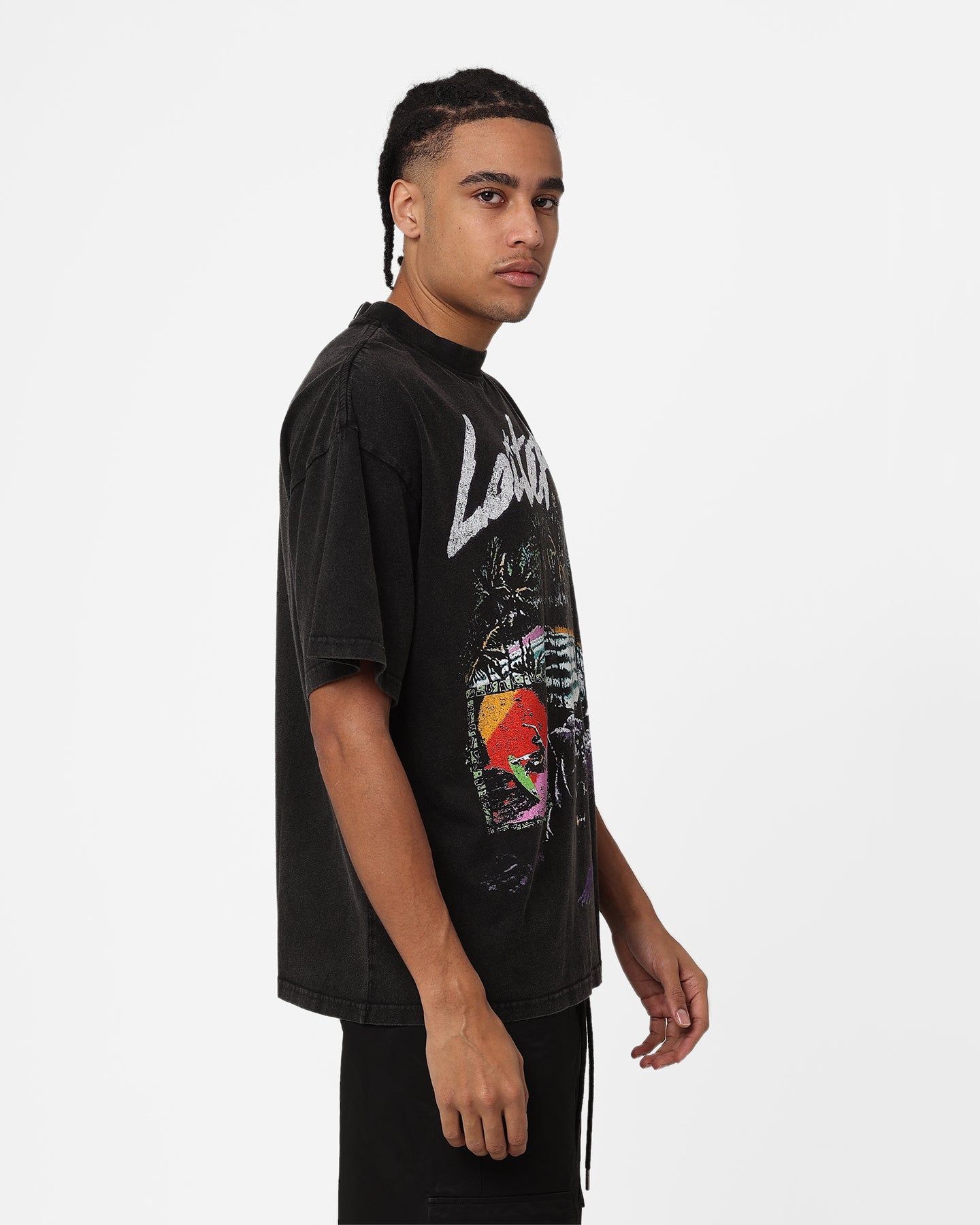 Loiter Jungle Vintage T-Shirt Black Wash sold by Culture Kings product image thumbnail 5