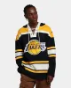 47 Brand Los Angeles Lakers Superior Lacer Hoodie Jet Black/Gold sold by Culture Kings