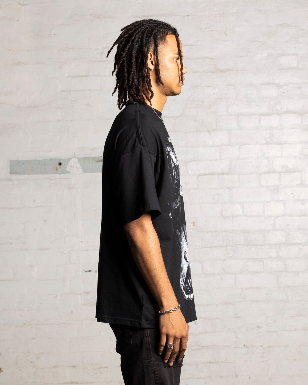 Saint Morta Snake Eyes Boxy T-Shirt Black sold by Culture Kings product image thumbnail 5