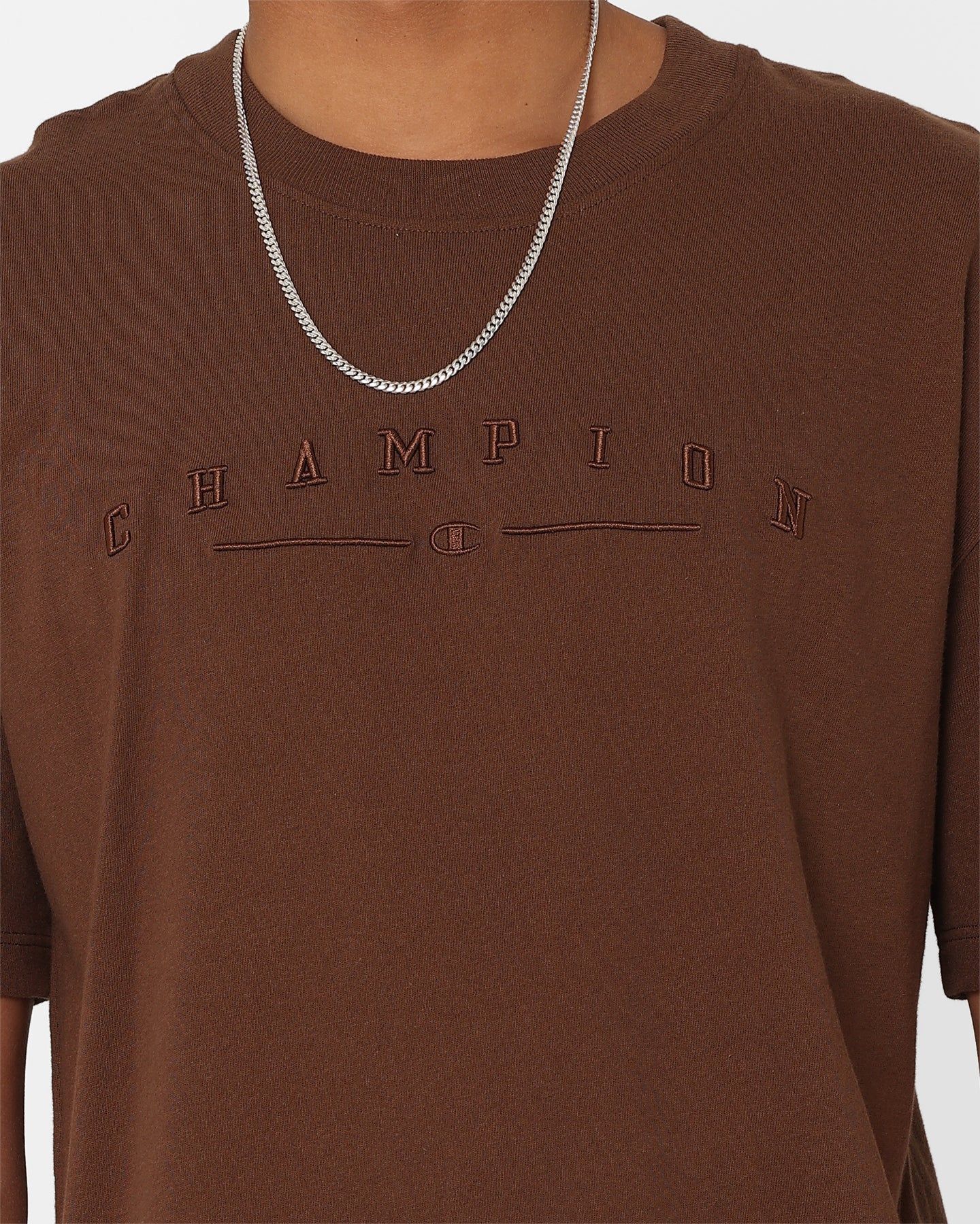 Champion Heritage 2K Logo T-Shirt Saddleback sold by Culture Kings product image thumbnail 3