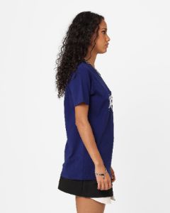 New Era Women's Los Angeles Dodgers Logo Select T-Shirt Navy sold by Culture Kings