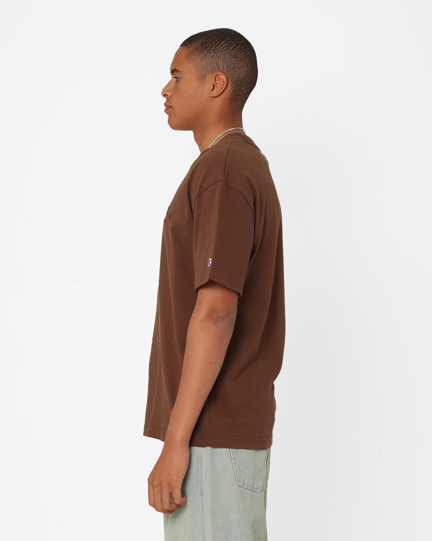 Champion Heritage 2K Logo T-Shirt Saddleback sold by Culture Kings product image thumbnail 6