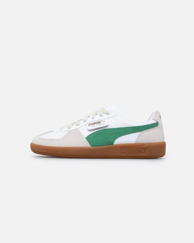 Puma Palermo Leather White/Green sold by Culture Kings