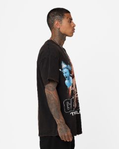 Goat Crew X UFC The Highlight Justin Gaethje Vintage T-Shirt Black Wash sold by Culture Kings