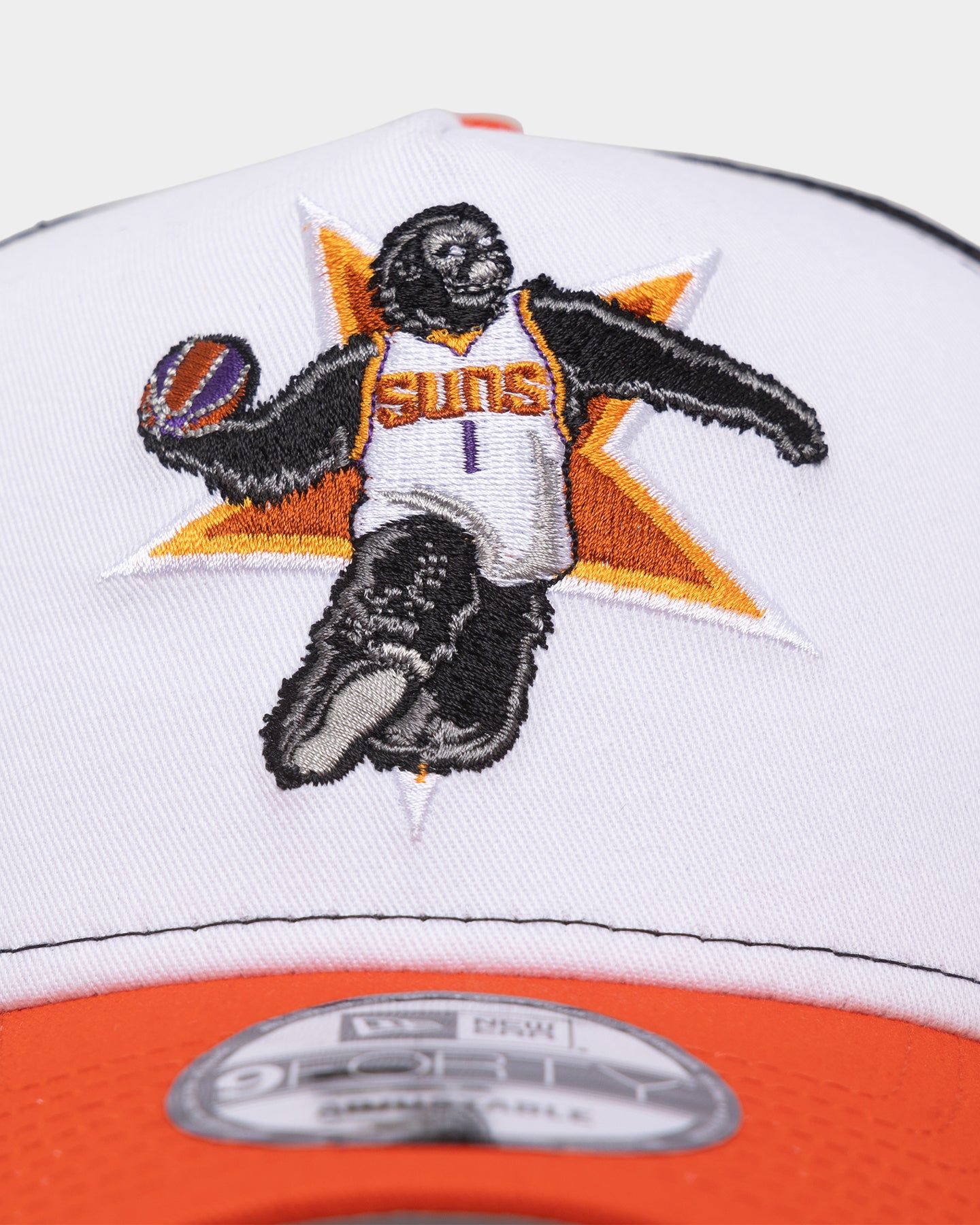 New Era Phoenix Suns 'Mascot Magic' Foam Front 9FORTY A-Frame Trucker Snapback White/Orange sold by Culture Kings product image thumbnail 5